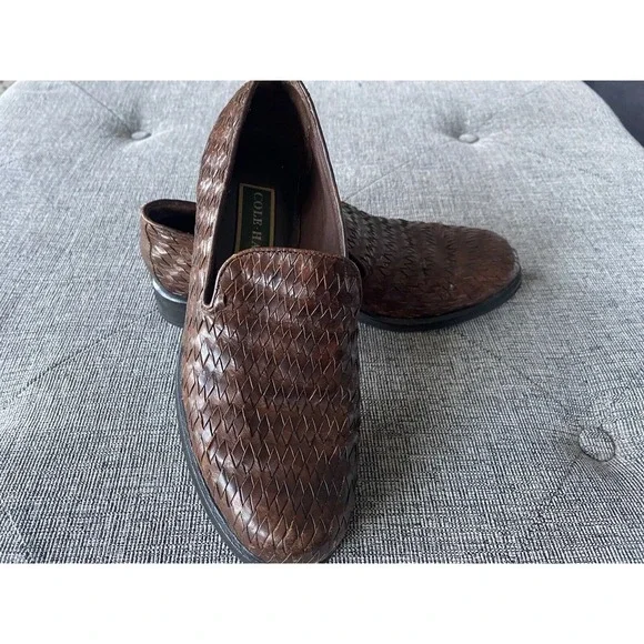 Cole Haan | Shoes | Vintage Cole Haan Woven Leather Flats  display picture 2